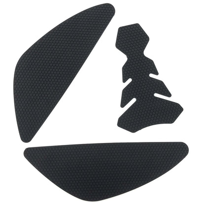 3 x Black Gas Tank Traction Grip Side Pad Covers for KAWASAKI Z650RS (2021-2023)