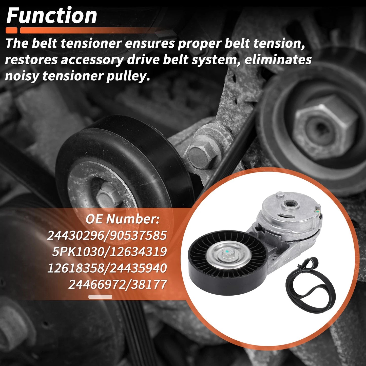 Drive Belt Tensioner Kit for Chevrolet Cobalt (2005-2010)