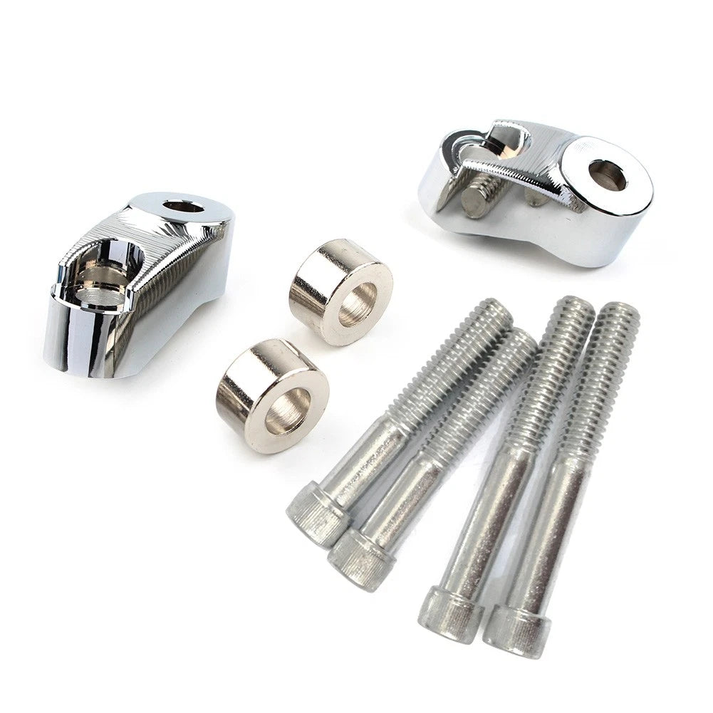 39mm 49mm Chrome Short Front Turn Signal Mounts for Harley Sportster FXR