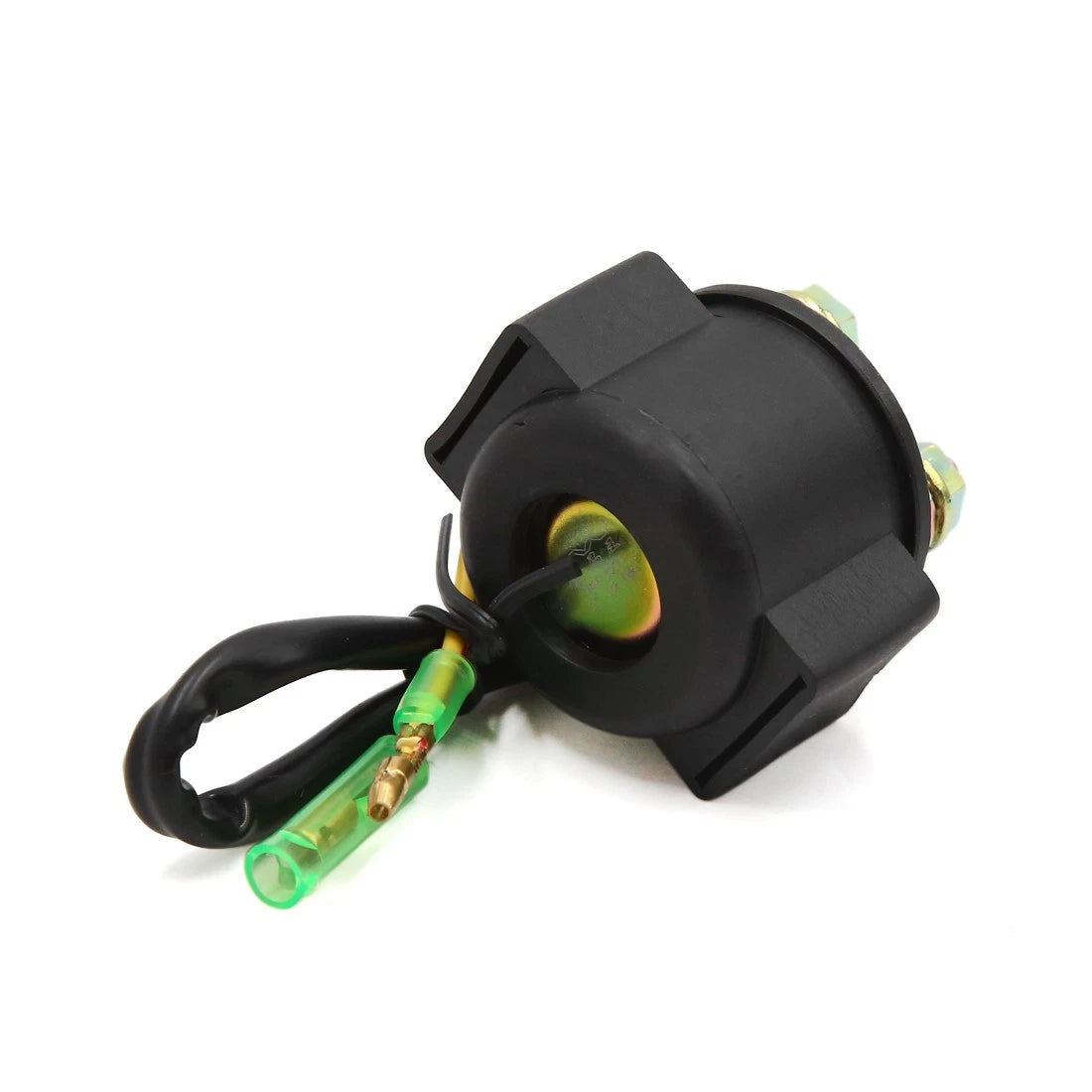 DC 12V 2 Wire Motorcycle Scooter Solenoid Relay Black for Honda CG125