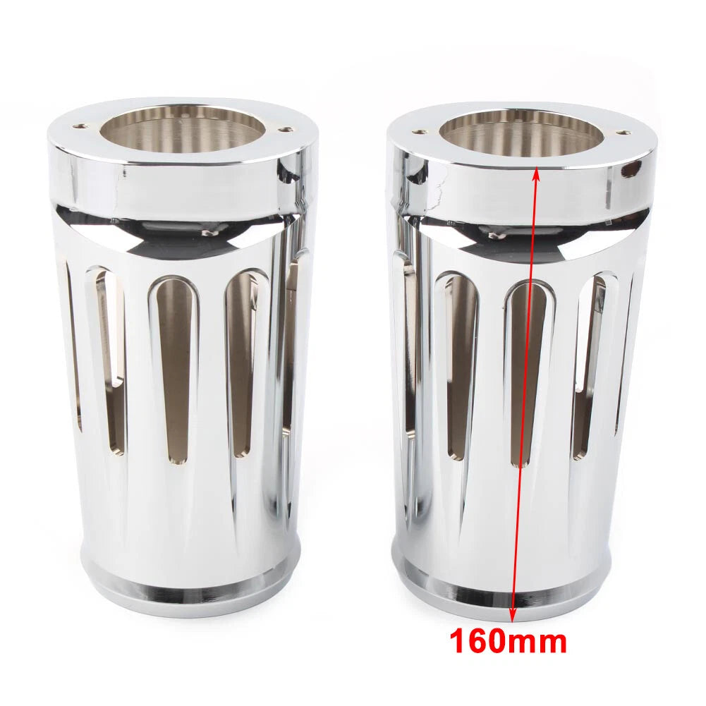 Chrome Fork Boot Slider Cover for Harley Touring Glide Trike (1986-2013)