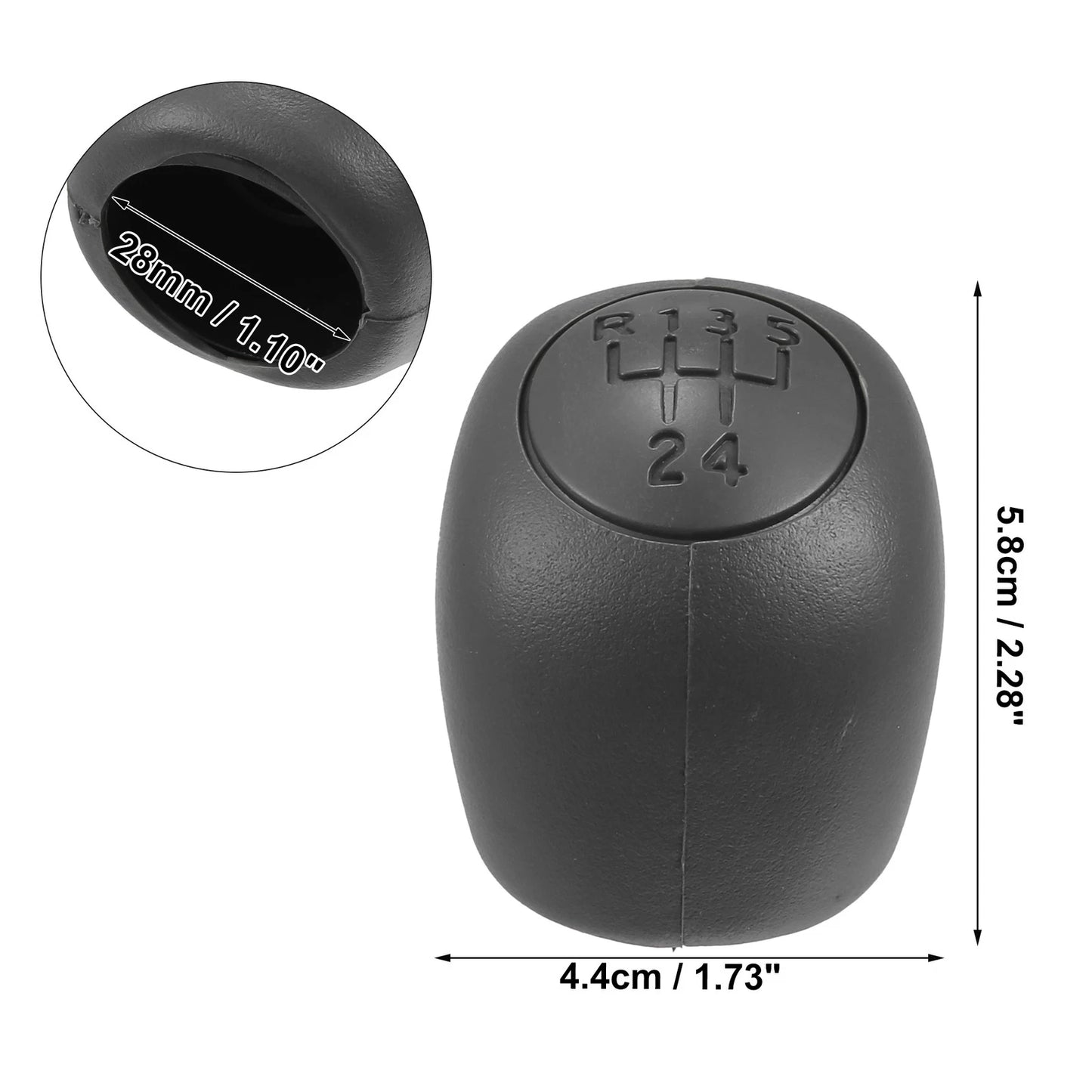 5 Speed Gear Shift Knob for Citroen Jumper Relay (1994-2006)