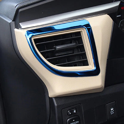 Blue Console L&R Air Outlet Vent Cover Trim for Toyota Corolla (2014-2017)