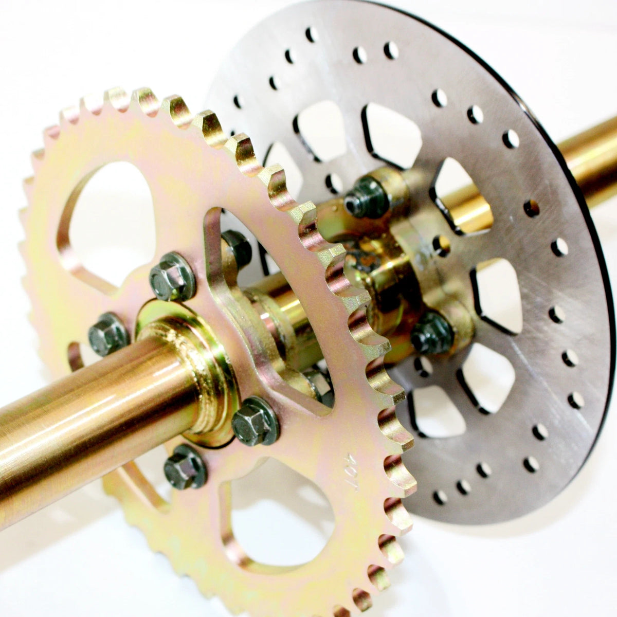 1140mm Rear Axle Assembly, Sprocket & Rotor for 250cc Quad ATV
