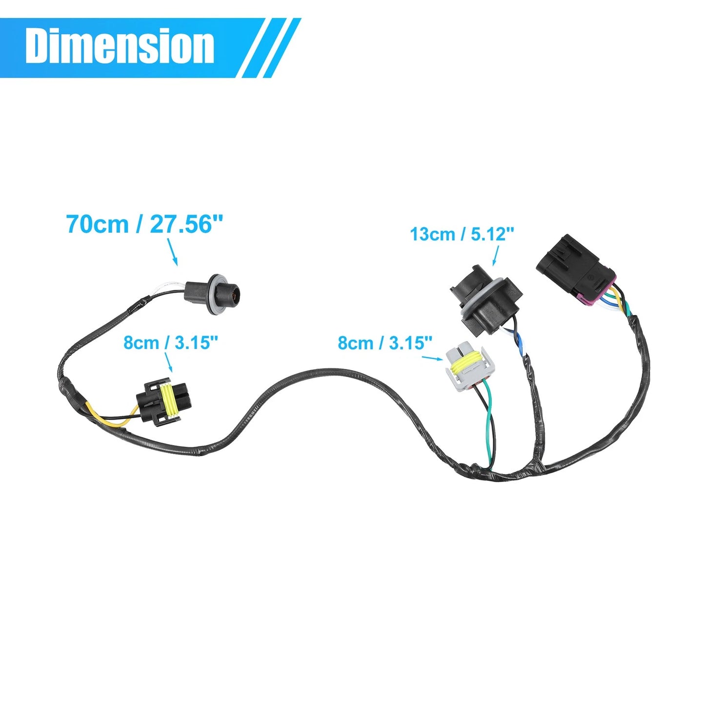 Headlight Wiring Harness for Chevrolet Malibu (2008 - 2012)