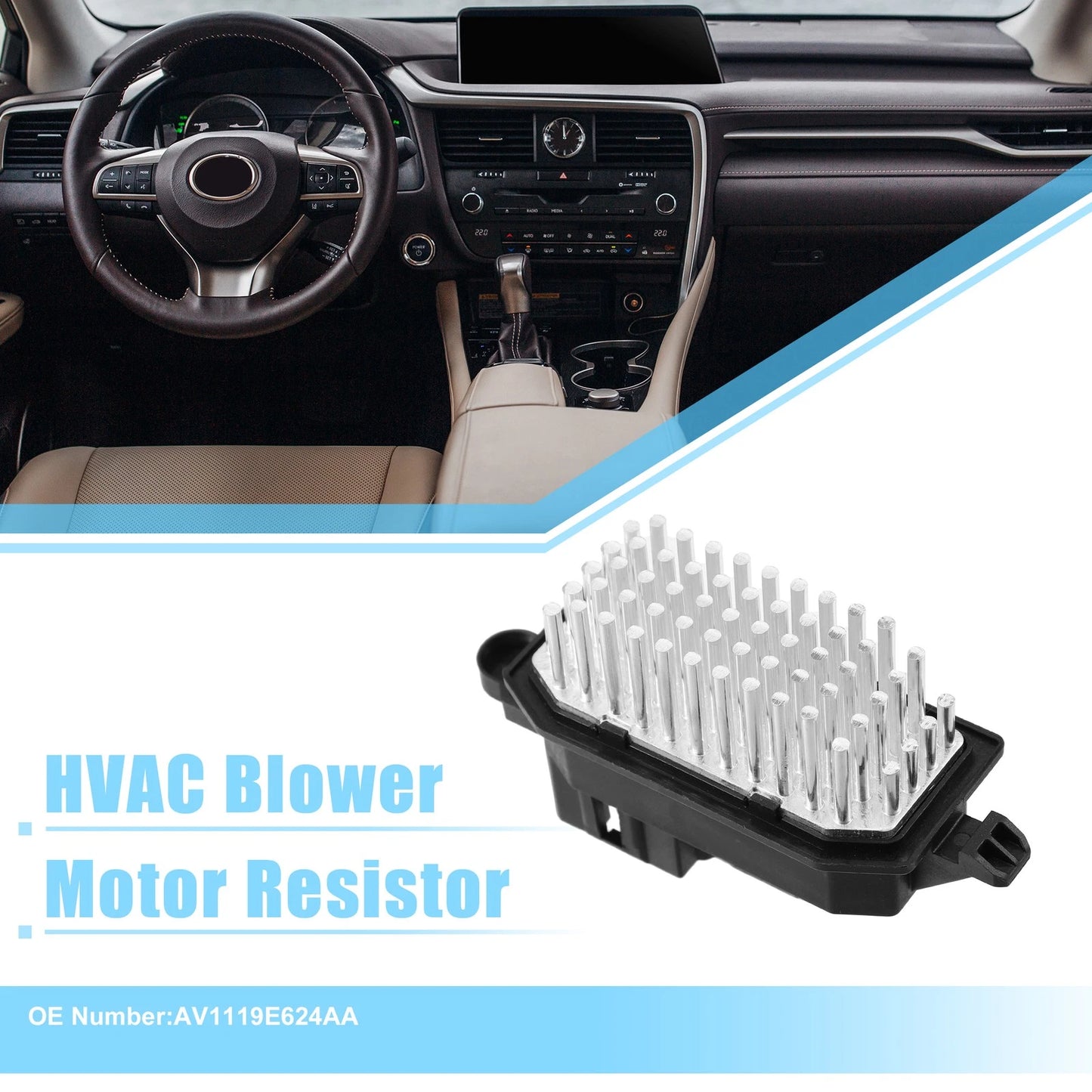 HVAC Blower Motor Resistor for Ford EcoSport (2018-2023)