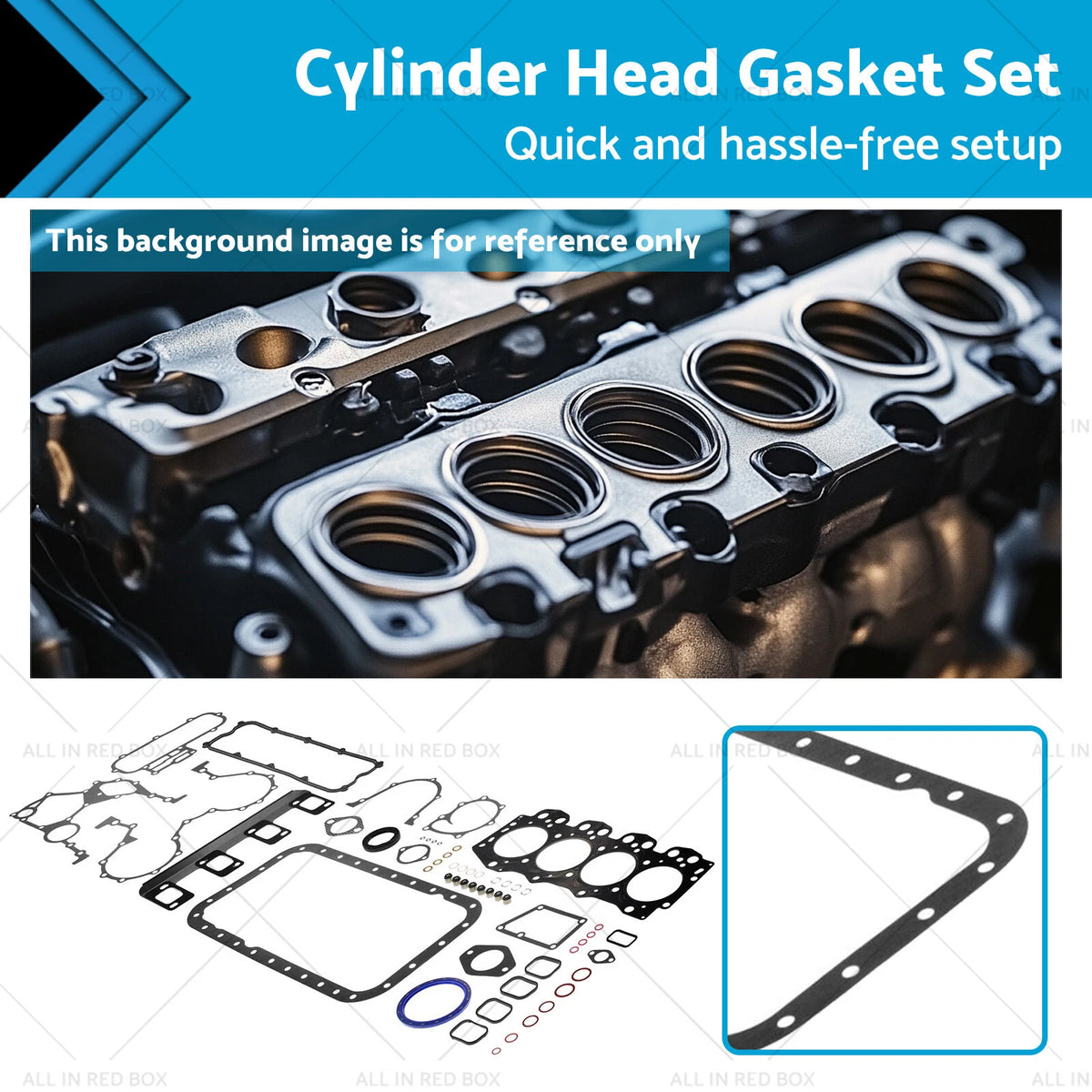 VRS Cylinder Head Gasket Set for Kia K2700, Pregio, CT, J2 (2002-2008)