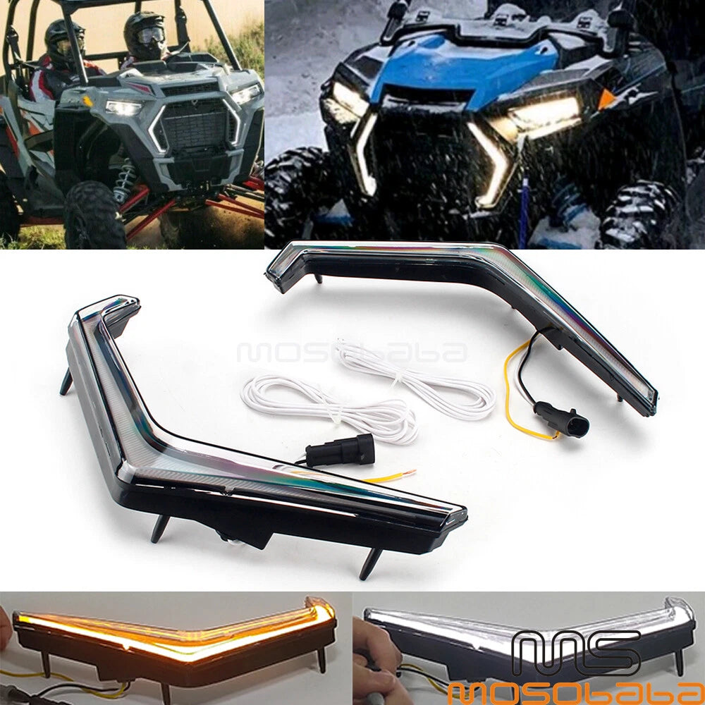 LED Fang Running Turn Signal Lights for Polaris RZR XP1000, XP Turbo S (2018-2021)