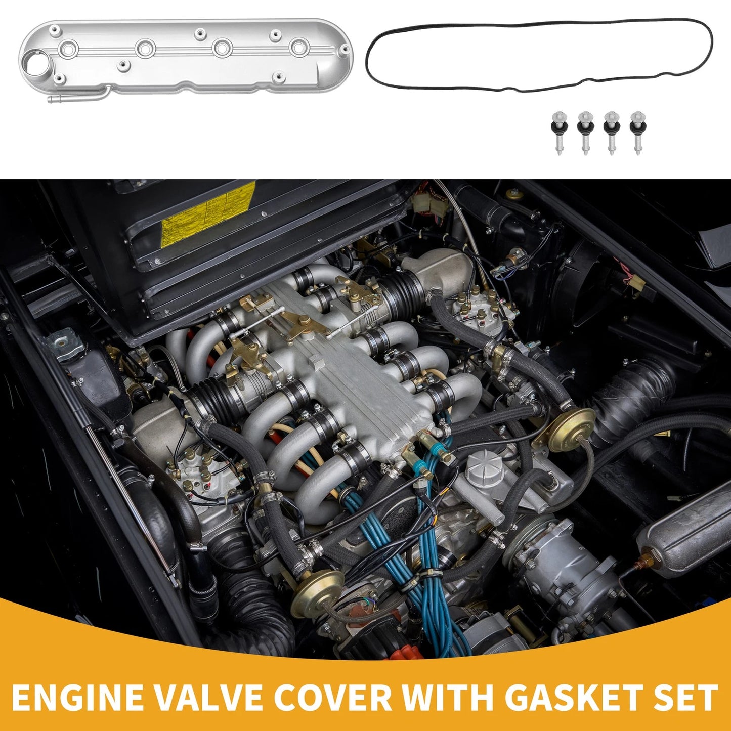 Engine Valve Cover with Gasket for Chevrolet Tahoe (2000–2008)