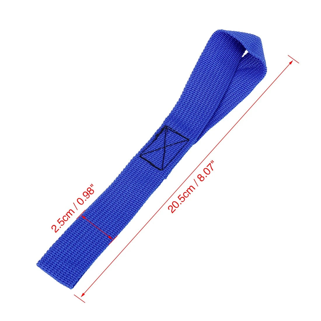 6 x Cargo Belt Loop Tie Down Strap Blue 2.5x20.5cm for Motorcycle