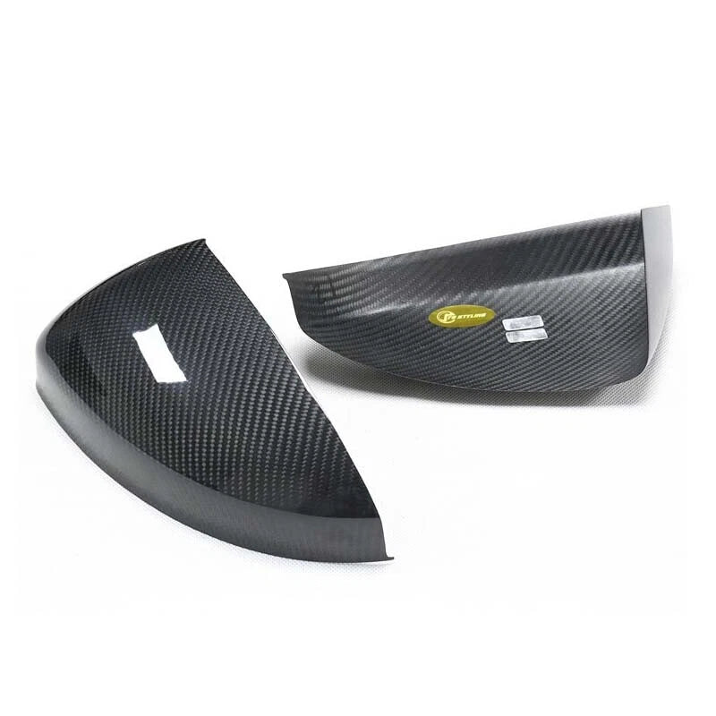 Dry Carbon Fiber Add-on Side Mirror Cover for Audi R8 TT 2016+ w/o Lane Assist