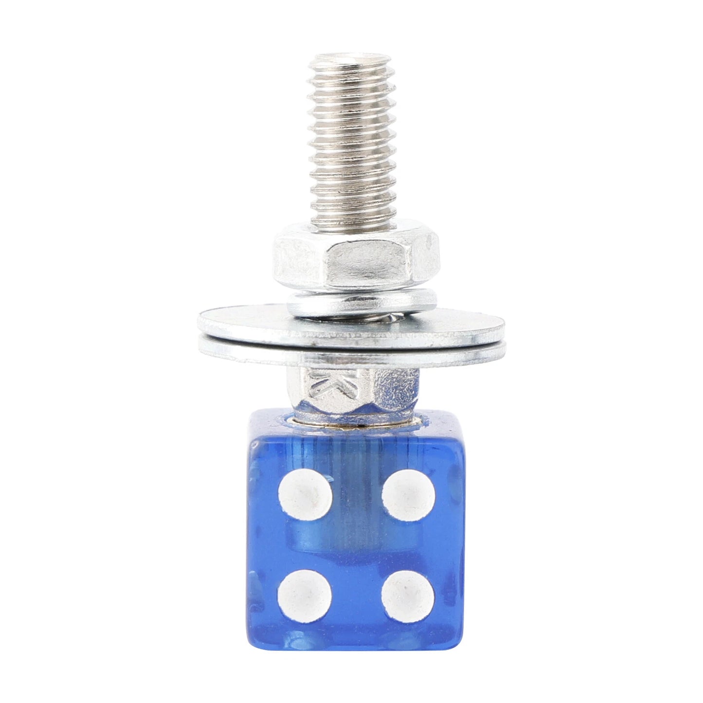4pcs Blue License Plate Screws for Chopper Motorcycle