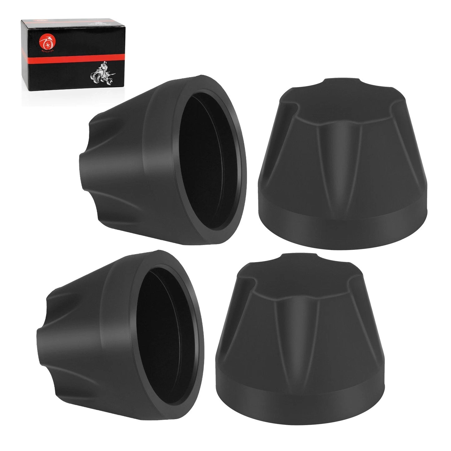 4x Wheel Hub Caps for Yamaha Timberwolf 250 (1995–1999)