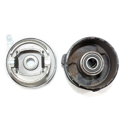3 Stud Left Drum Brake Housing Wheel Hub + Shoes for 110cc 125cc Quad ATV