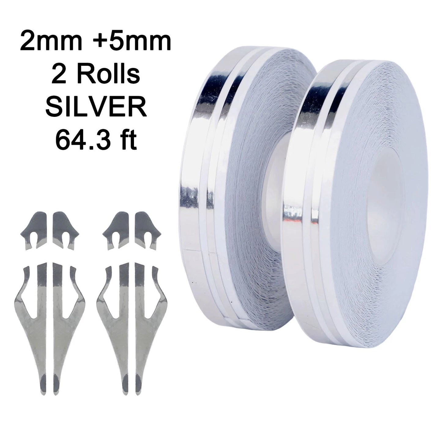 Non-Fading Stripe Stickers Scratch-Resistant for STREAMLINE Double Line Tape