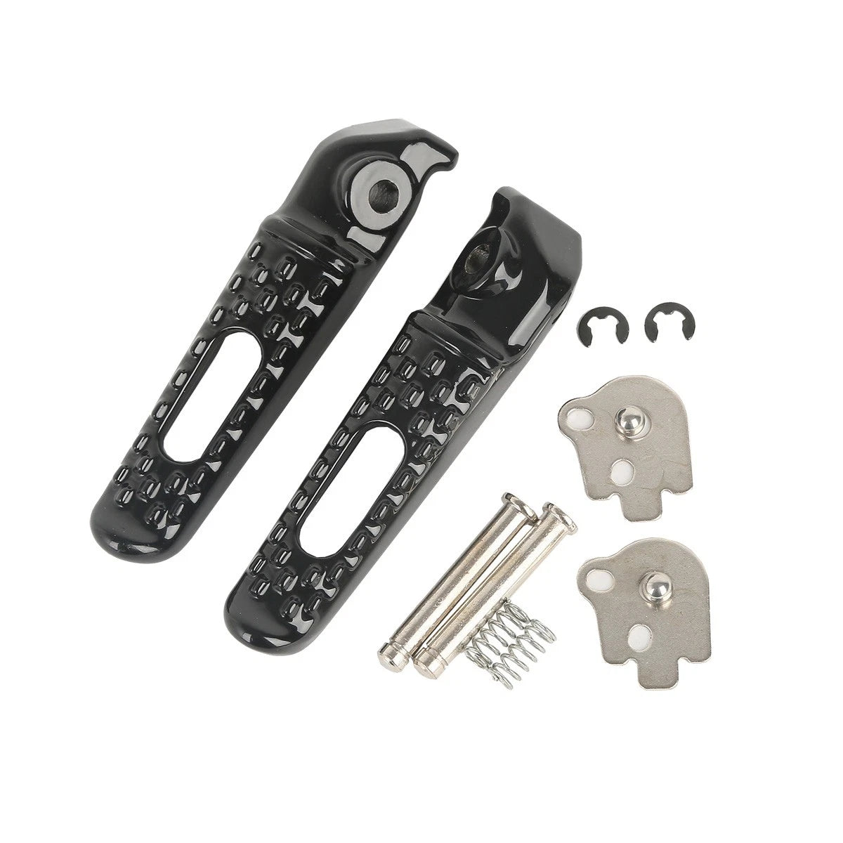 Black Rear Footrests Pegs for Honda CBR600RR CBR1000RR (2003-2016)