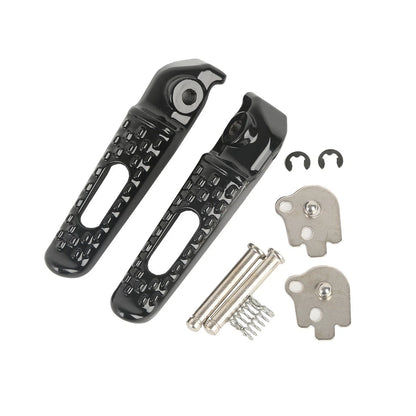 Black Rear Footrests Pegs for Honda CBR600RR CBR1000RR (2003-2016)