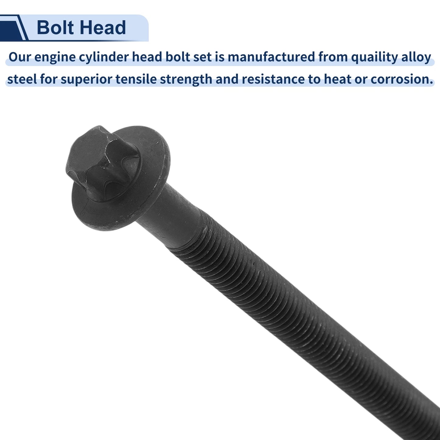 Engine Cylinder Head Bolt Set 1.4L L4 for Chevrolet Sonic (2012-2020)
