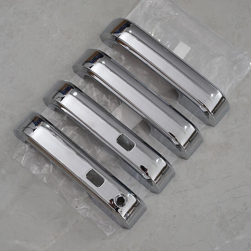 4 x Chrome Door Handle Covers for 2015-2020 Ford F150 F-150 (with Smartkey Hole)