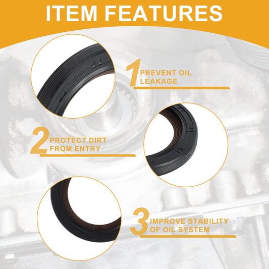 1 Pc Front Crankshaft Oil Seal for Chevrolet Silverado (1999-2019)