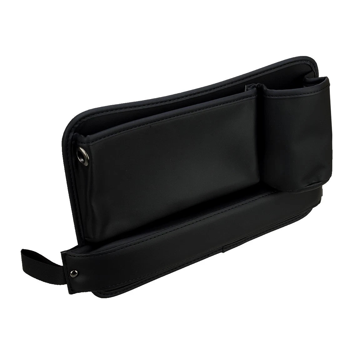 Right Seat Side Pocket Organizer Gap Filler Storage Bag w/ Cup Holder for Car