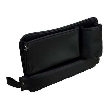 Right Seat Side Pocket Organizer Gap Filler Storage Bag w/ Cup Holder for Car