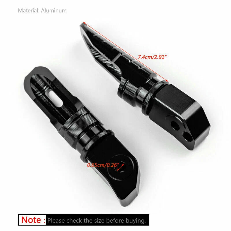 Rear Foot Pegs for Honda Rebel 250/300/500, CBR1000RR, CB1100 (2017-2023)