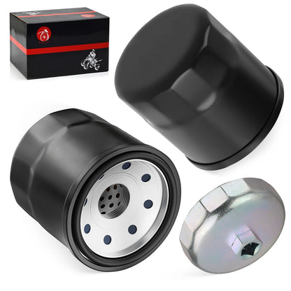 2pcs Oil Filter for Kawasaki Prairie 360 KVF360 2x4/4x4 (2003-2013)