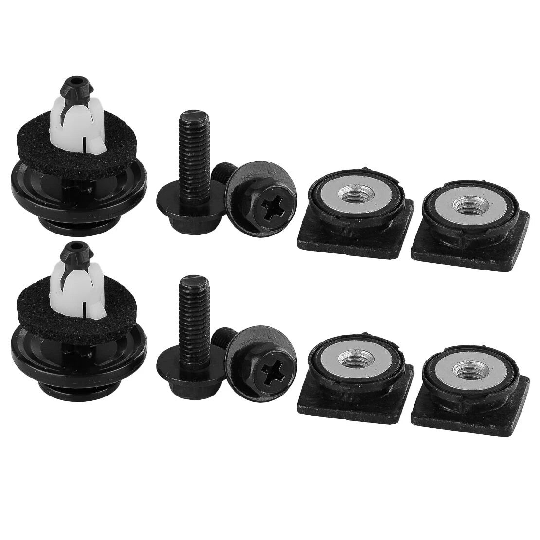 Set of 2 Tailgate Spoiler Screw Grommet Clips for Honda