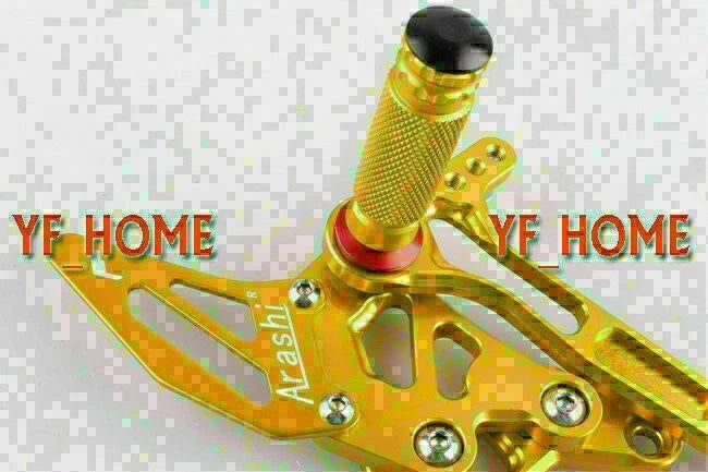 CNC Rearset Foot Pegs for Yamaha YZF R25 (2014-2017) - Gold Finish