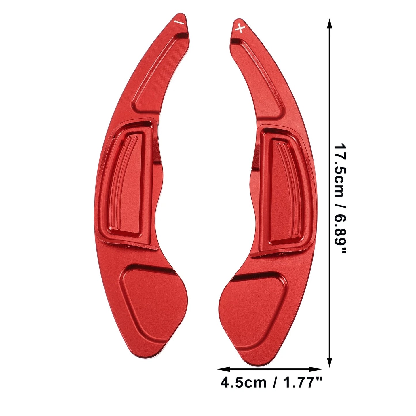 Red Steering Wheel Shift Paddle Shifter Cover for Honda Civic (2009-2011)