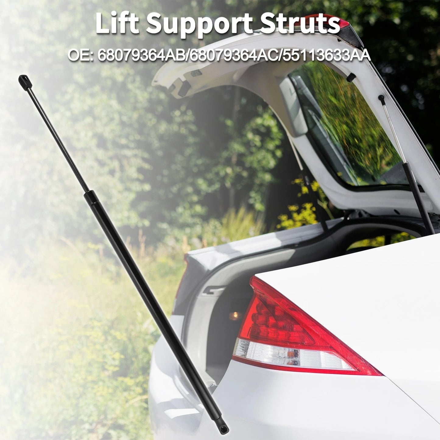 Rear Hatch Lift Supports for Jeep Grand Cherokee WK2 (2011-2023) - 2 x Struts