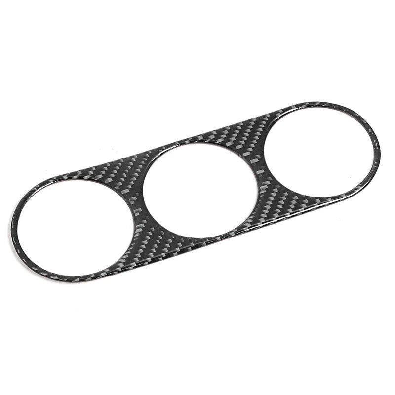 Carbon Fiber Air Conditioning Switch Panel Trim for 08-14 Dodge Challenger