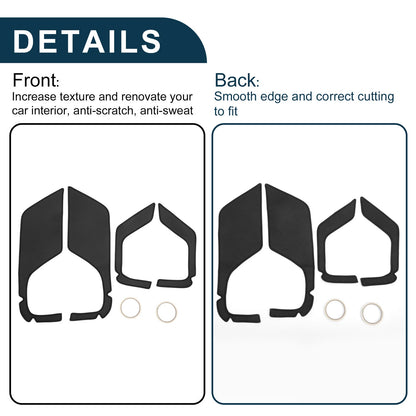 Car Door Anti Kick Pad Sticker Protector for Jeep Wrangler (2018-2023)
