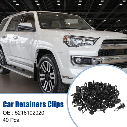 40 Pcs Front Bumper Retainers Clips for Toyota Corolla (2019-2022)