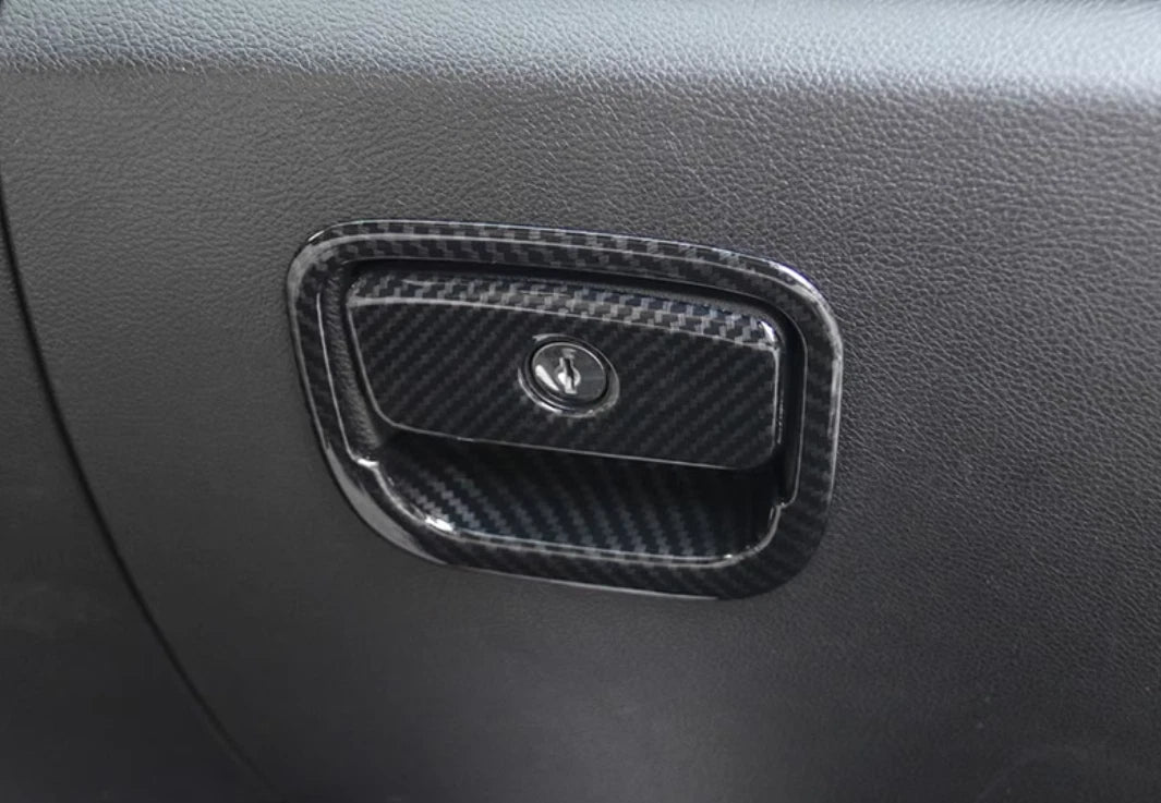 Storage Box Frame Lid Cover Trim for Jeep Grand Cherokee 2014-2021 Carbon Fiber
