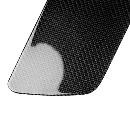 For Mustang 2015-2018 Carbon Fiber Interior Trim Rear Seat Door Panel Decor