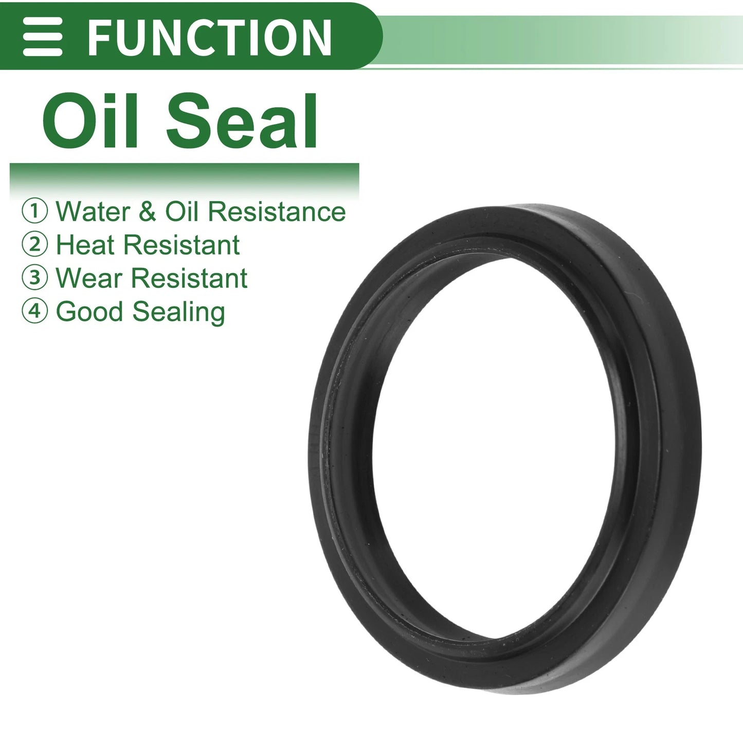Oil Seal 5 x 35.5x43.5x5mm Rotary Shaft Seal NBR Rubber Black