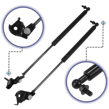 2 x Front Bonnet Gas Struts for Toyota 80 Series (1990-1997)