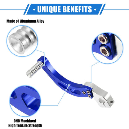 Gear Shifter Lever Universal for Motorcycle 50cc-250cc Aluminum Alloy Blue