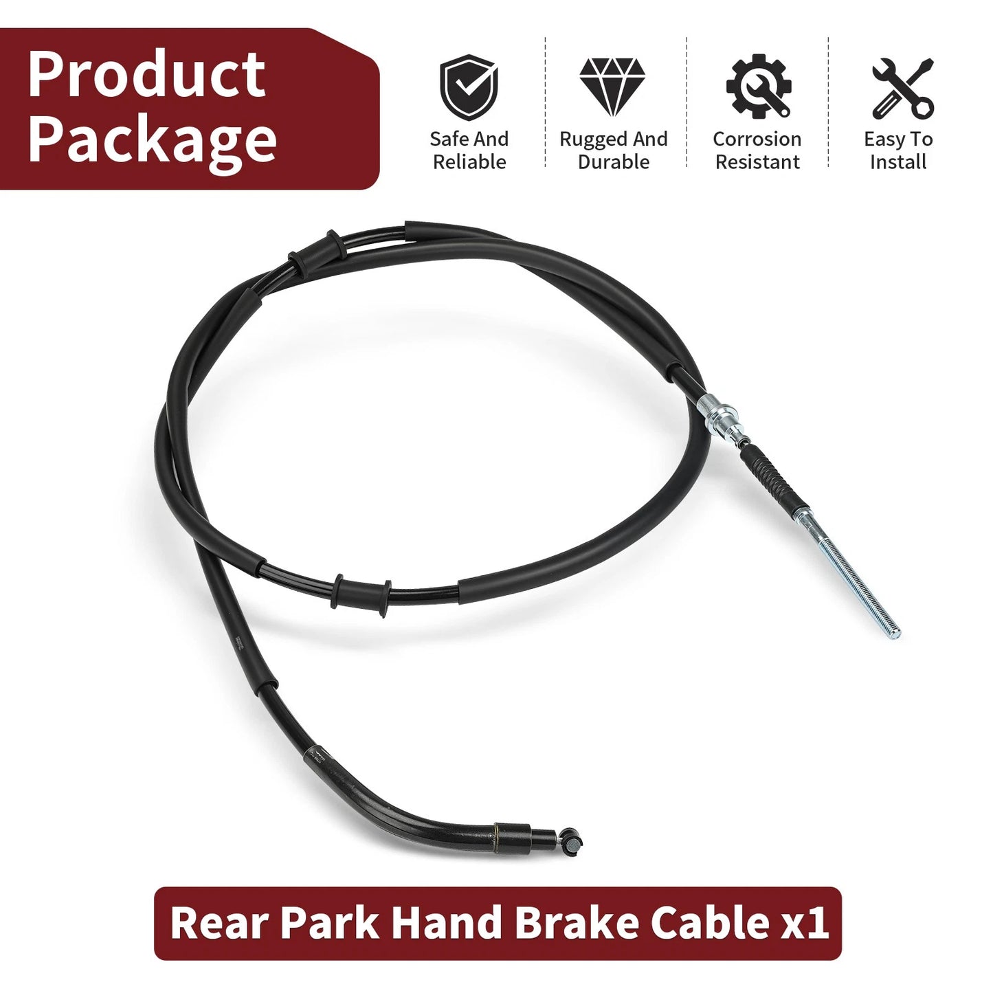 Rear Parking Brake Cable for Suzuki King Quad 450/700 K7/K8 05-10