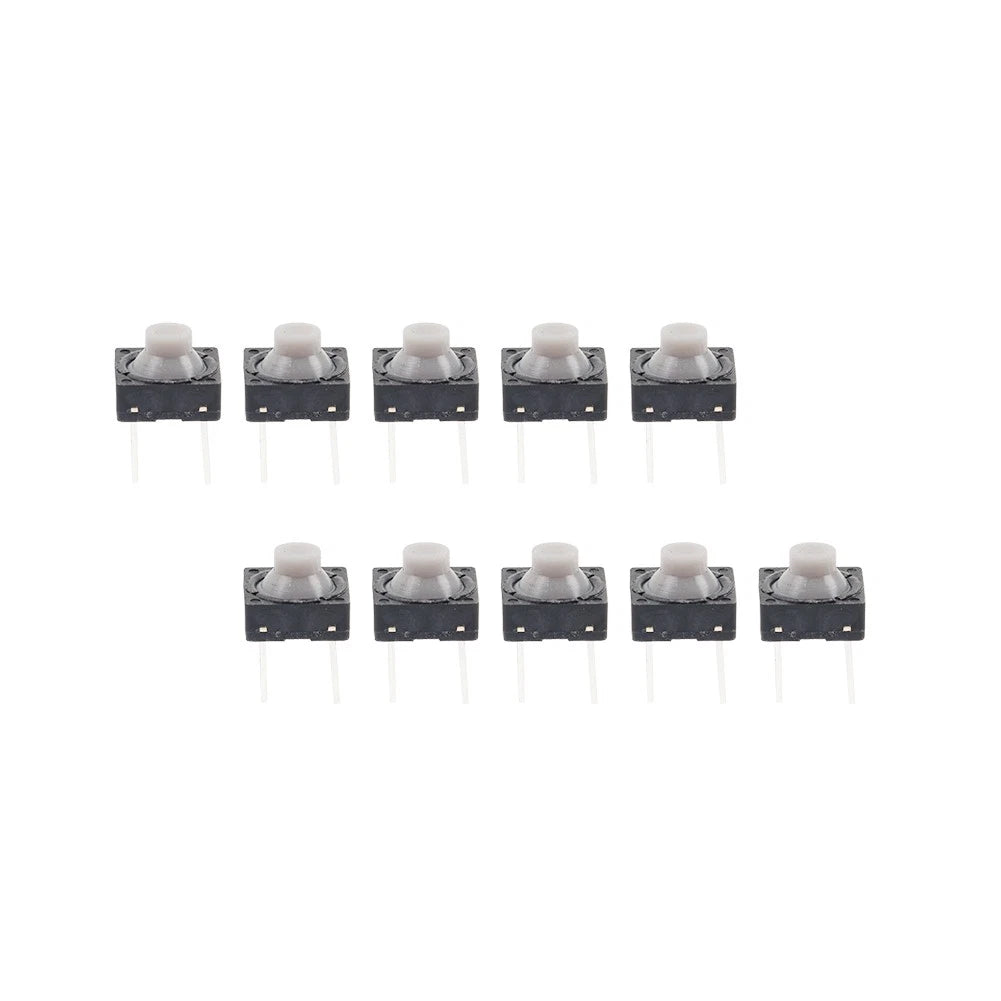 10 x 8mm Momentary Tactile Push Button Switch for PCB Panels