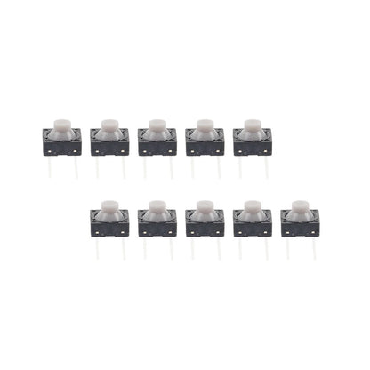 10 x 8mm Momentary Tactile Push Button Switch for PCB Panels