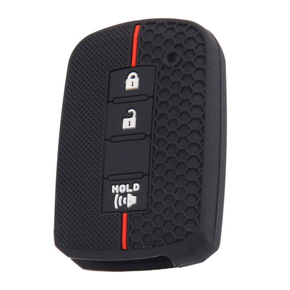 3 Button Silicone Key Cover Case for Toyota Highlander RAV4 Tacoma Tundra (2014-2023)