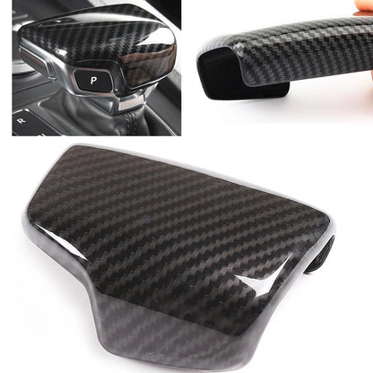 Gear Shift Knob Cover for Audi A4 A5 Q5 Q7 (2018-2021) Carbon Look 1 x