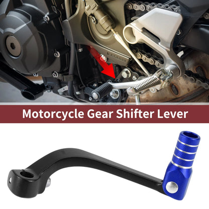 Folding Shifter Lever for Honda CRF110F (2013-2018) Black/Blue
