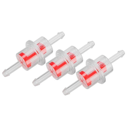 3 x Inline Fuel Filter for Arctic Cat, Polaris, Honda, Kawasaki (2001-2009)
