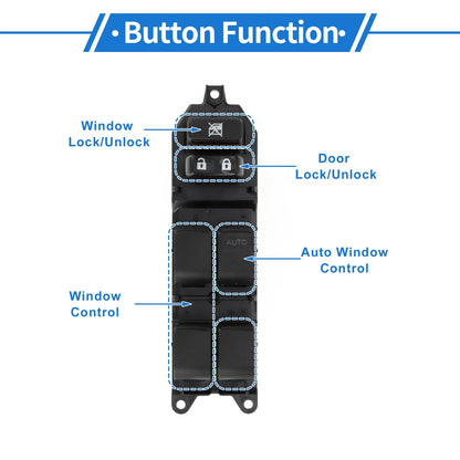 Front Right Power Window Switch for Toyota Camry Tacoma Highlander (2007-2011)