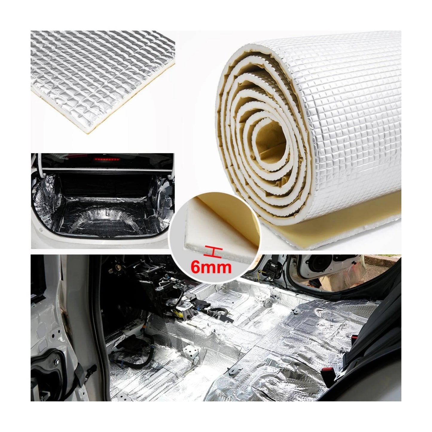 Sound Deadener Heat Mat 21.53 sqft 79x40 for Dodge Ram 1500/2500/3500