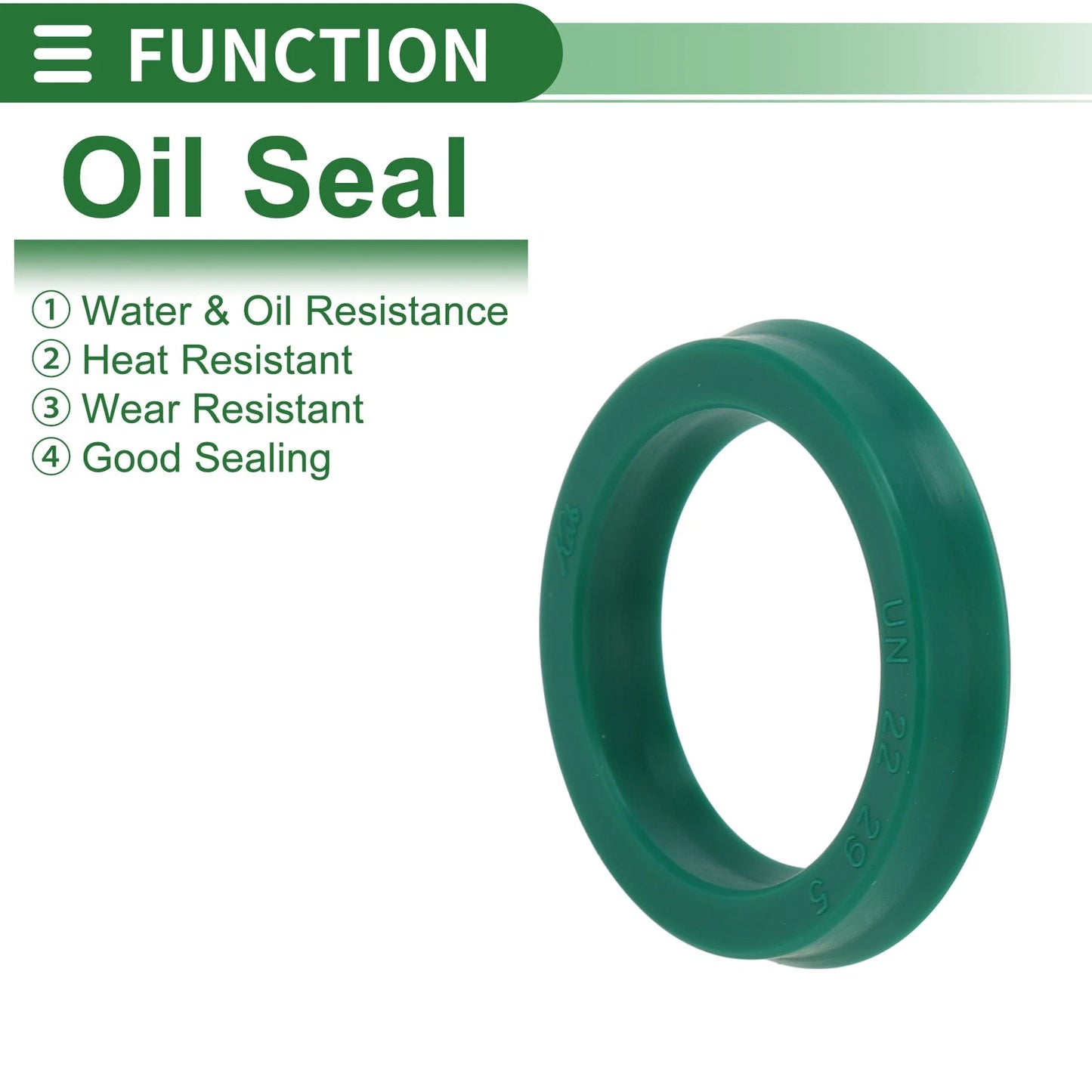 Oil Seal 22x29x5mm Rotary Shaft Seal TPU 5 Pcs for Make Model